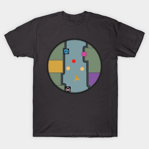 The Minimap T-Shirt by YakuzaFan